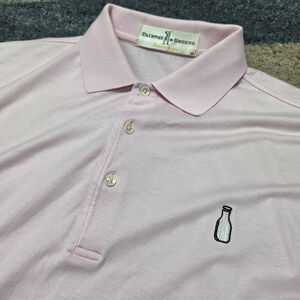 McArthur Golf Club Fairway & Greene Polo Shirt Men’s S Pink